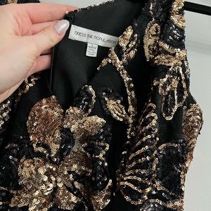 Dress the population sequin New Year’s Eve party dress